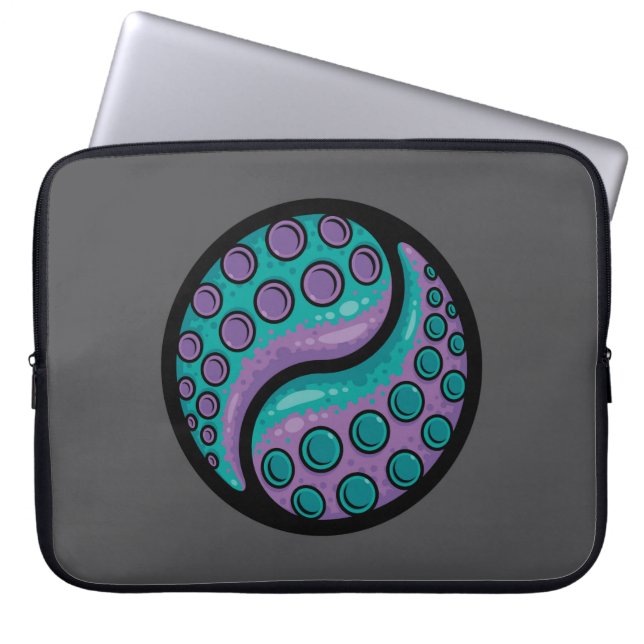 Funda Para Portátil Tentacle Yin Yang (Frente)