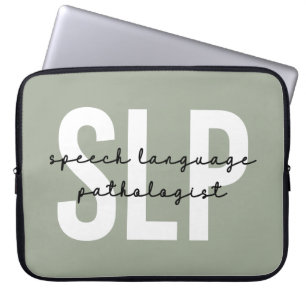 Funda Para Portátil Terapia del habla del patólogo del SLP