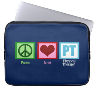 Funda Para Portátil Terapia física Paz Azul Amor PT