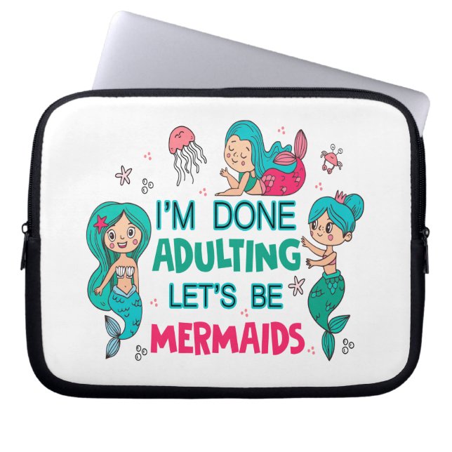 Funda Para Portátil Terminé de adular, seamos sirvientas (Frente)