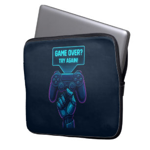 Funda Para Portátil ¿Terminó el juego? ¡Inténtalo de nuevo! - Jugador