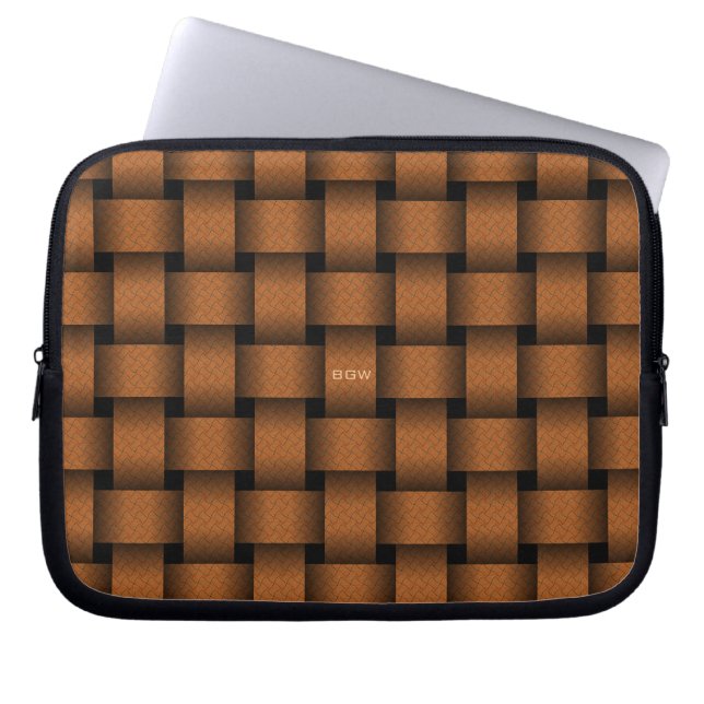 Funda Para Portátil Terracotta Basket Weave (Frente)