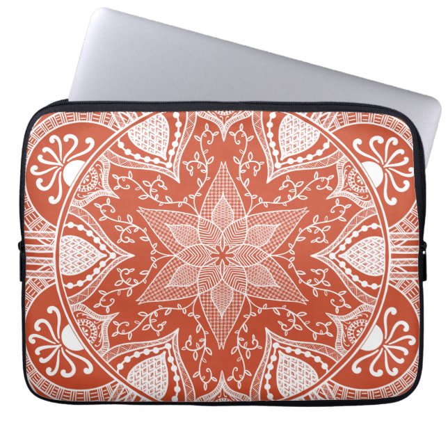Funda Para Portátil Terracotta Mandala (Frente)