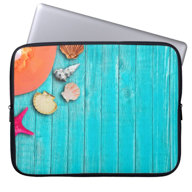 Funda Para Portátil Terraza solárium de verano de vacaciones (Frente)