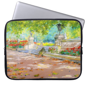 Funda Para Portátil Terraza vintage, dibujo de Prospect Park (1887)