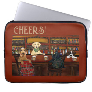 FUNDA PARA PORTÁTIL TERRIER AIREDALE Y AMIGOS