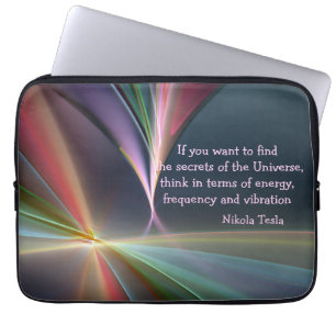Funda Para Portátil Tesla, secreto de cita metafísica del universo