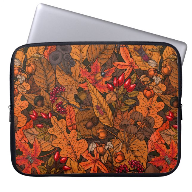 Funda Para Portátil Tesoros de otoño (Frente)