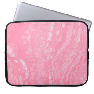 FUNDA PARA PORTÁTIL TEXTIL DE FLORES ROJO Y BLANCO