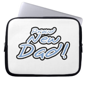 Funda Para Portátil Texto azul/negro Orgulloso de nuevos regalos para 