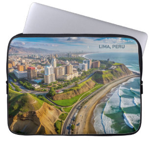 Funda Para Portátil Texto personalizado Lima, Perú