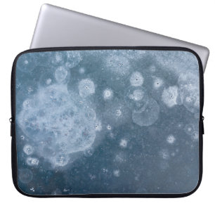 Funda Para Portátil Textos florales en blanco y negro