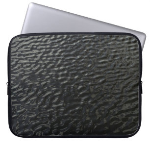 Funda Para Portátil Textos florales en blanco y negro