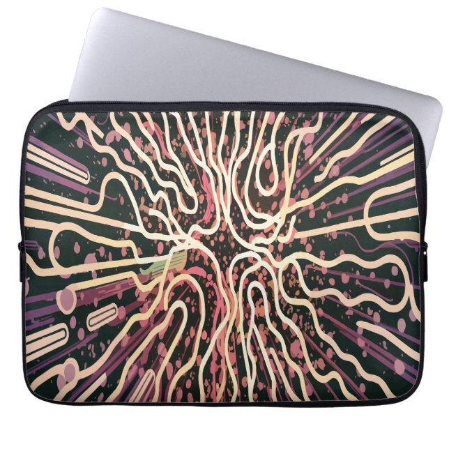 Funda Para Portátil Textura a rayas (Frente)