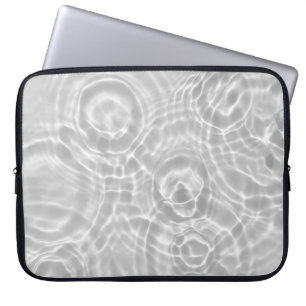 Funda Para Portátil Textura abstracta de superficie de agua transparen