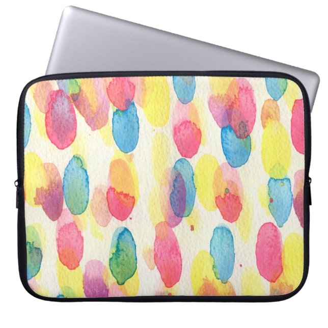 Funda Para Portátil Textura acuarela (Frente)