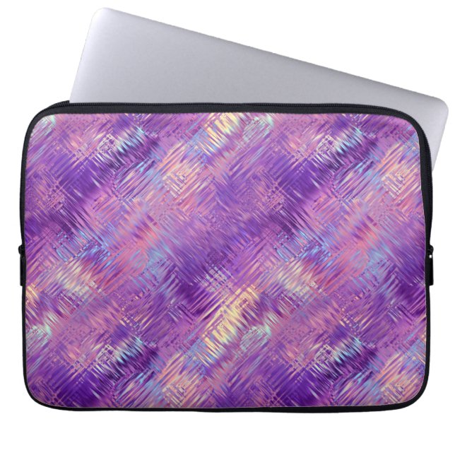 Funda Para Portátil Textura Amethyst Purple Crystal Gel (Frente)
