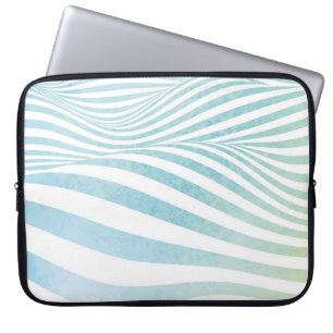 Funda Para Portátil Textura de agua abstracta hecha con agua pintada a