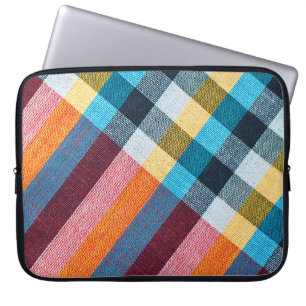 Funda Para Portátil Textura de cierre de tela, taparrabo de estilo tai