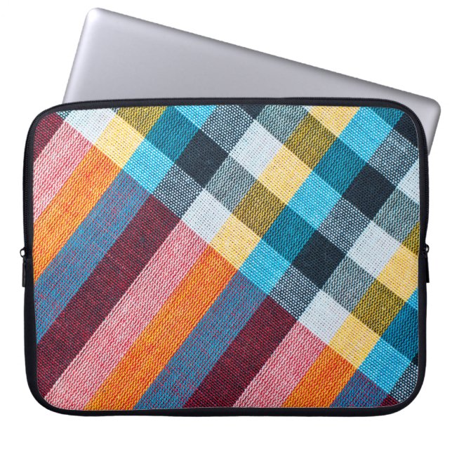 Funda Para Portátil Textura de cierre de tela, taparrabo de estilo tai (Frente)