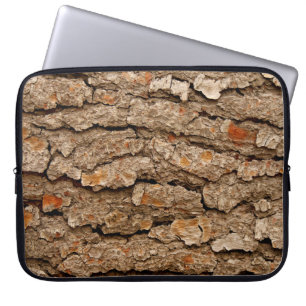 Funda Para Portátil Textura de corteza de árbol de pino