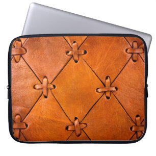 Funda Para Portátil Textura de cuero.