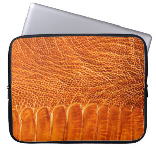 Funda Para Portátil Textura de cuero de avestruz