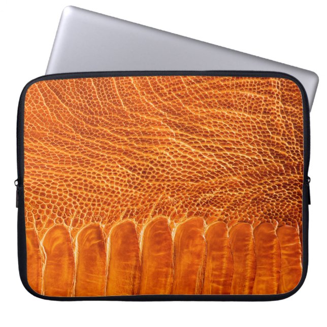 Funda Para Portátil Textura de cuero de avestruz (Frente)