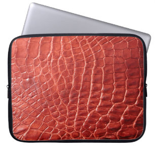 Funda Para Portátil Textura de cuero de cocodrilo