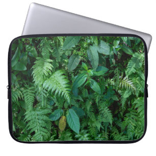 Funda Para Portátil Textura de follaje de hierba verde