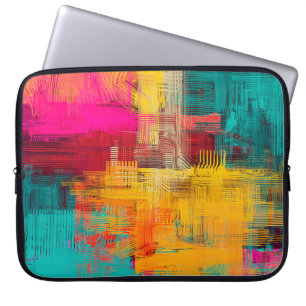 Funda Para Portátil Textura de fondo abstracta. 2.º ilustracion. Expr