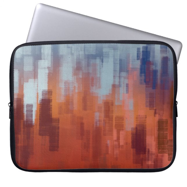Funda Para Portátil Textura de fondo abstracta. 2.º ilustracion. Expr (Frente)