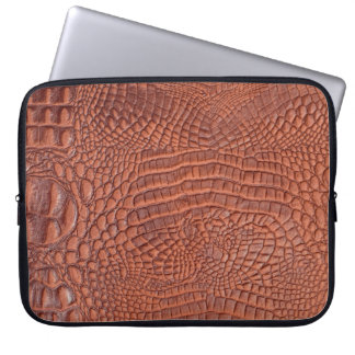 Funda Para Portátil Textura de fondo de cuero marrón,abstracto,a