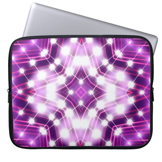 Funda Para Portátil Textura de fondo de focos dinámicos (Frente)