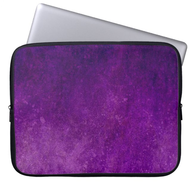Funda Para Portátil Textura de fondo morado (Frente)