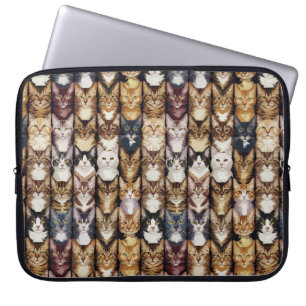 Funda Para Portátil Textura de gatos