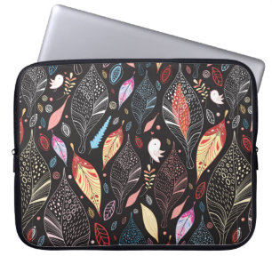 Funda Para Portátil Textura de hoja de otoño