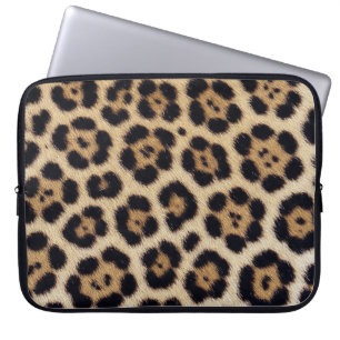 Funda Para Portátil textura de jaguar leopardo piel cuero animal pri