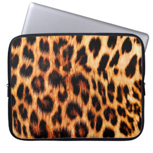 Funda Para Portátil Textura de leopardo, patrón de animales africanos 