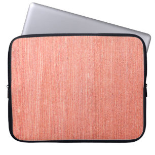 Funda Para Portátil Textura de madera marrón natural y fondo transpare