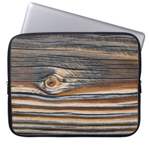 Funda Para Portátil Textura de nudo de grano de madera de Guay