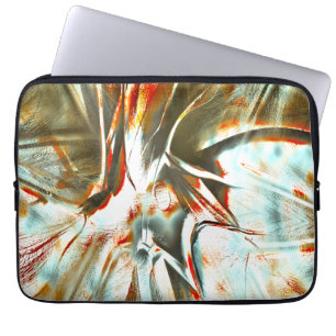 Funda Para Portátil Textura de occher con tinta pixelada y arañazos