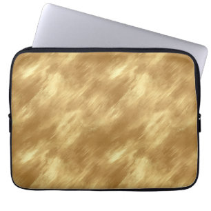 Funda Para Portátil Textura de oro cepillado abstracto