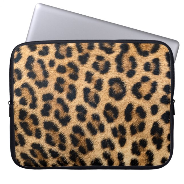 Funda Para Portátil Textura de piel de leopardo (Frente)