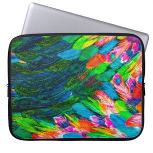Funda Para Portátil textura de tela de seda. fondo. hada colorida
