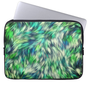 Funda Para Portátil Textura de tela Diseño de Piel Verde-68745
