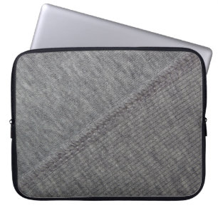 Funda Para Portátil textura de tela gris con dibujos abstractos y