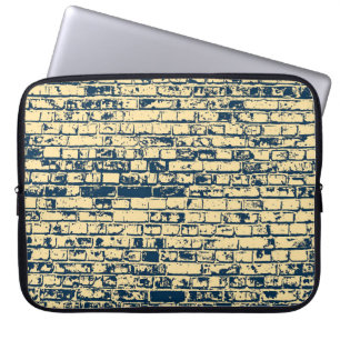 Funda Para Portátil Textura de una pared de ladrillo. Elegante diseño 