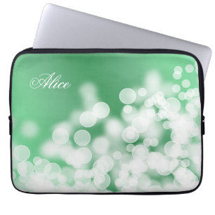 Funda Para Portátil textura del estilo del bokeh. Nombre