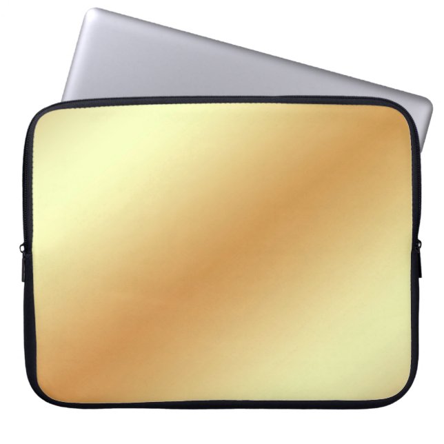 Funda Para Portátil Textura dorada de fondo (Frente)